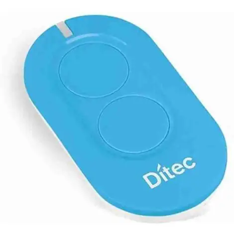 Control Remoto Dítec ZEN2B / 2 canales Color Azul, Teclas Azules