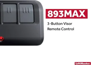 Control Remoto Universal LiftMaster 893MAX de 3 Botones