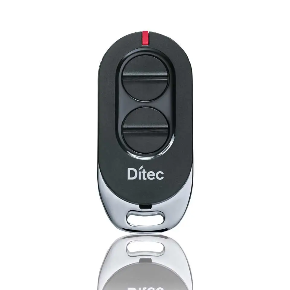 Control Remoto Dítec ZEN4MT / 4 canales Color Negro con aplicación cromada