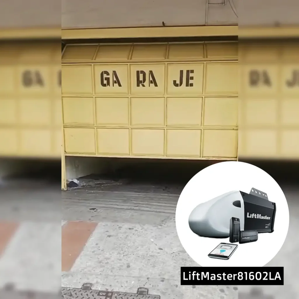 Instalación de Motor LiftMaster 81602LA 3/4 HPS y Mantenimiento de puerta seccional | Edificio El Marqués - Guayaquil