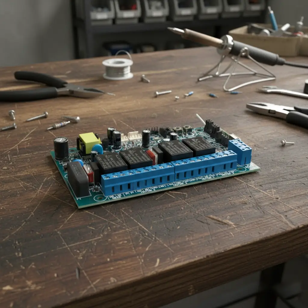 Central Electrónica Garen Dupla PRO – Control para Portones Pivotantes Dobles