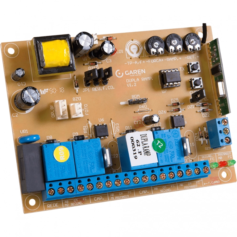Central Electrónica Garen Dupla Ramp – Unidad de Control con Rampa Integrada