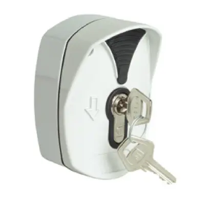 Botonera Selector de Llave Antivandálico Elsamec Raindrop para Puertas Automáticas de Exterior