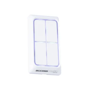 Botonera Accessmatic AP40 de 4 Botones 433MHz para Control de Puertas Automáticas