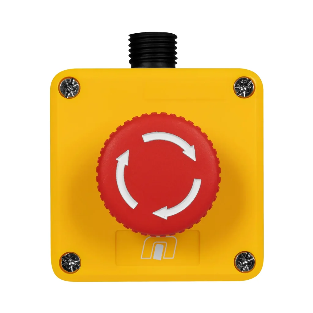 Botón de Parada de Emergencia Accessmatic ESA3.5 con Cable de 3.5 Metros para Motores KONG50 | 1 Botón