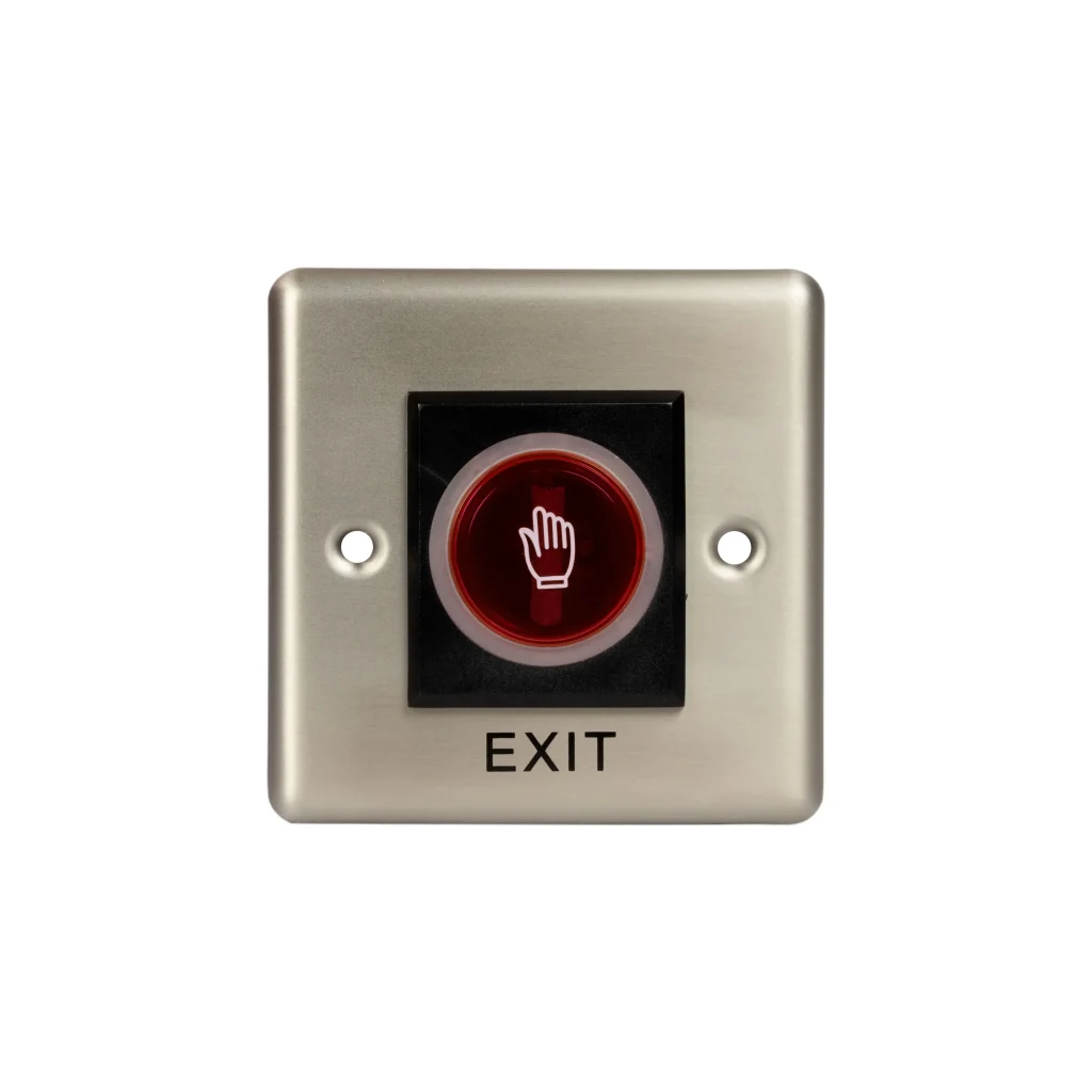 Botón No Touch Accessmatic NT38 Sin Contacto 12V para Puertas Automáticas y Control de Acceso