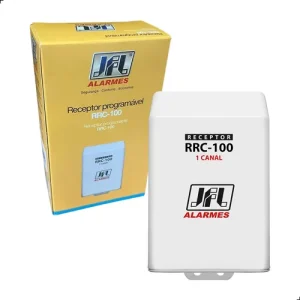 Receptor RRC-100 de JFL – 433,92 MHz con 1 canal y capacidad para 300 controles y sensores inalámbricos