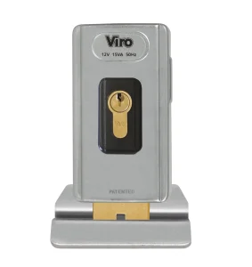 Cerradura eléctrica V06 de VIRO – Cerrojo rotatoria universal para portones peatonales y vehiculares