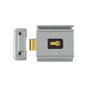 Cerradura eléctrica V90 VIRO – Cerradura rotatoria para portones con apertura hacia el exterior