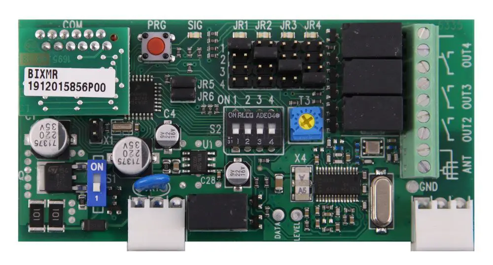 BIXLR42 – Receptor enchufable 433,92 MHz (4 canales)