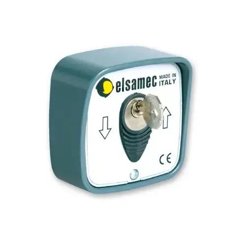 Selector de Llave Antivandálico Elsamec Selective para Puertas Automáticas de Exterior