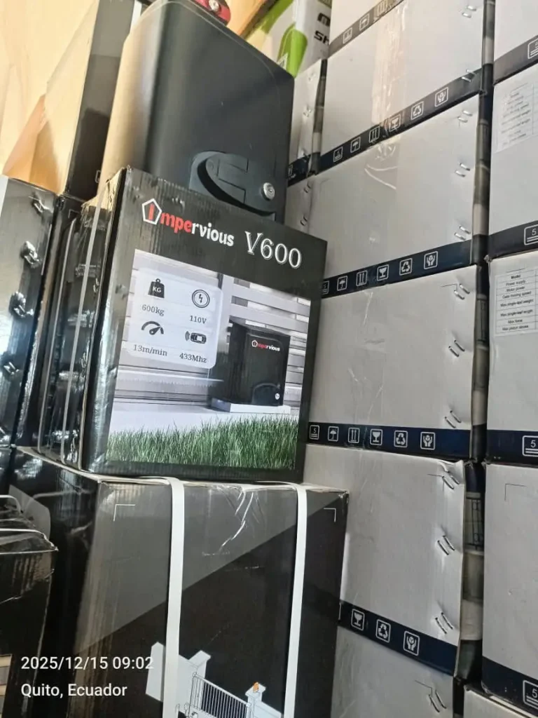 Motor Corredizo Impervious V600 para Puertas de Hasta 600 kg