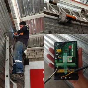 Instalación de Motor Enrollable Accessmatic Armadillo 200kg en puerta Enrollabe en Guayaquil, Ecuador el Viernes 18 de Septiembre del 2026